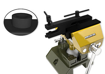 Setting tool in bench vise